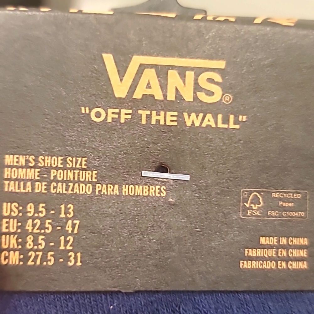 Vans Off The Wall Logo Crew Sock - Picture 4 of 4